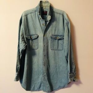 Vintage Silenzio America Long Sleeve Denim Shirt